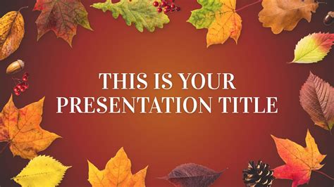 powerpoint fall themes